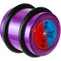 BodyCandy 16mm Pink Anodized Titanium Blinking Plug — main product shot