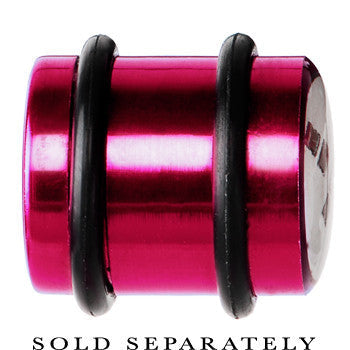 BodyCandy 14mm Hot Pink Anodized Titanium Blinking Plug — lifestyle context