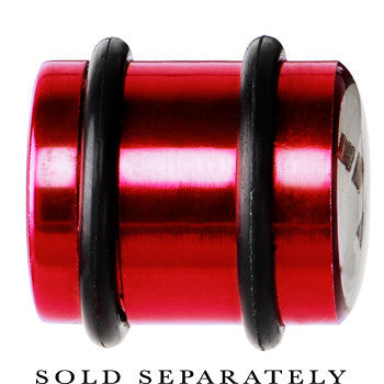 BodyCandy 14mm Red Anodized Titanium Blinking Plug — lifestyle context