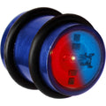 BodyCandy 14mm Blue Anodized Titanium Blinking Plug — main product shot
