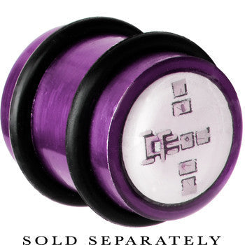 BodyCandy 14mm Pink Anodized Titanium Blinking Plug — detail close-up