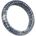 BodyCandy Natural Black Kabibe Shell Bangle Bracelet — main product shot