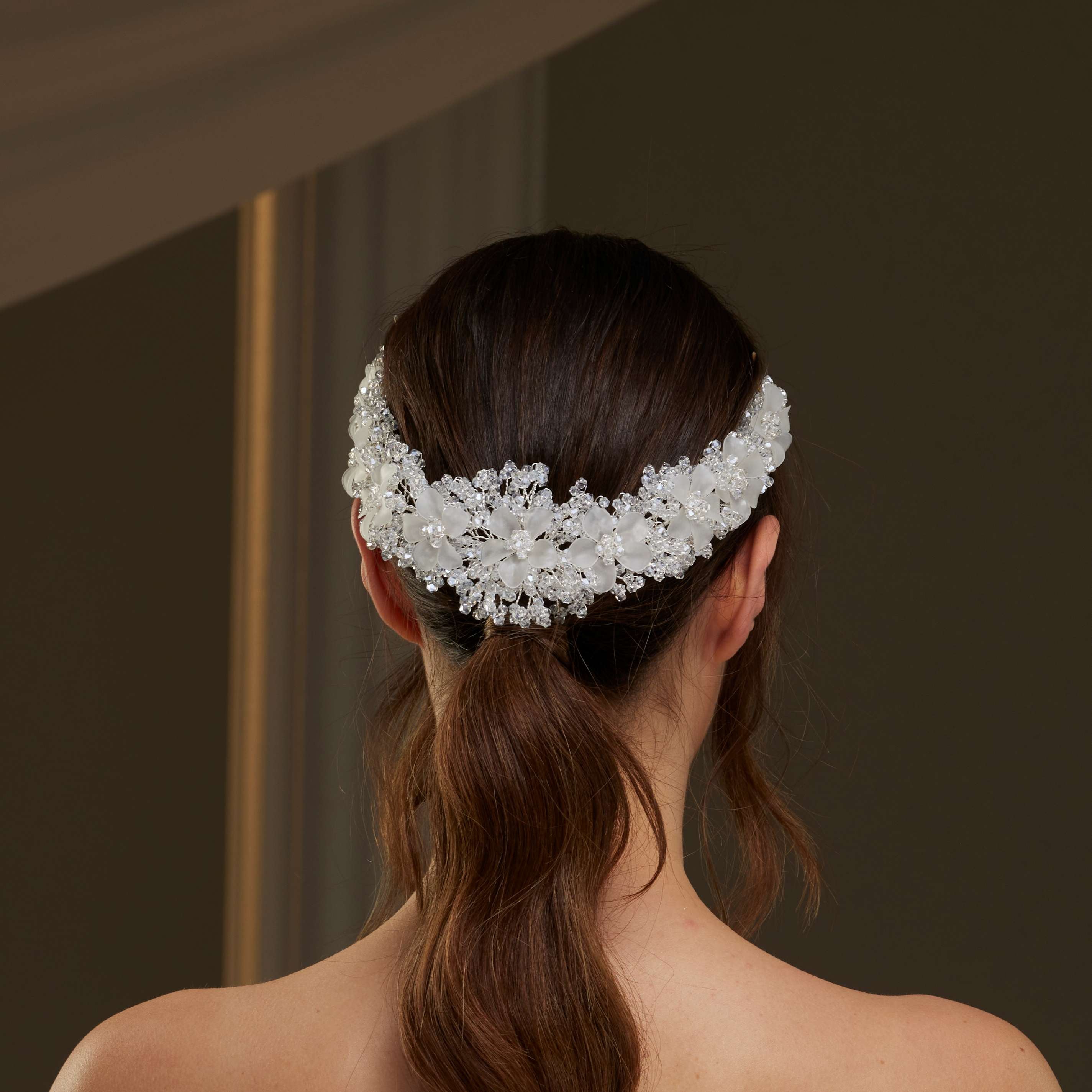 Crystal Beaded Bridal Hair Vine – Bridal Port