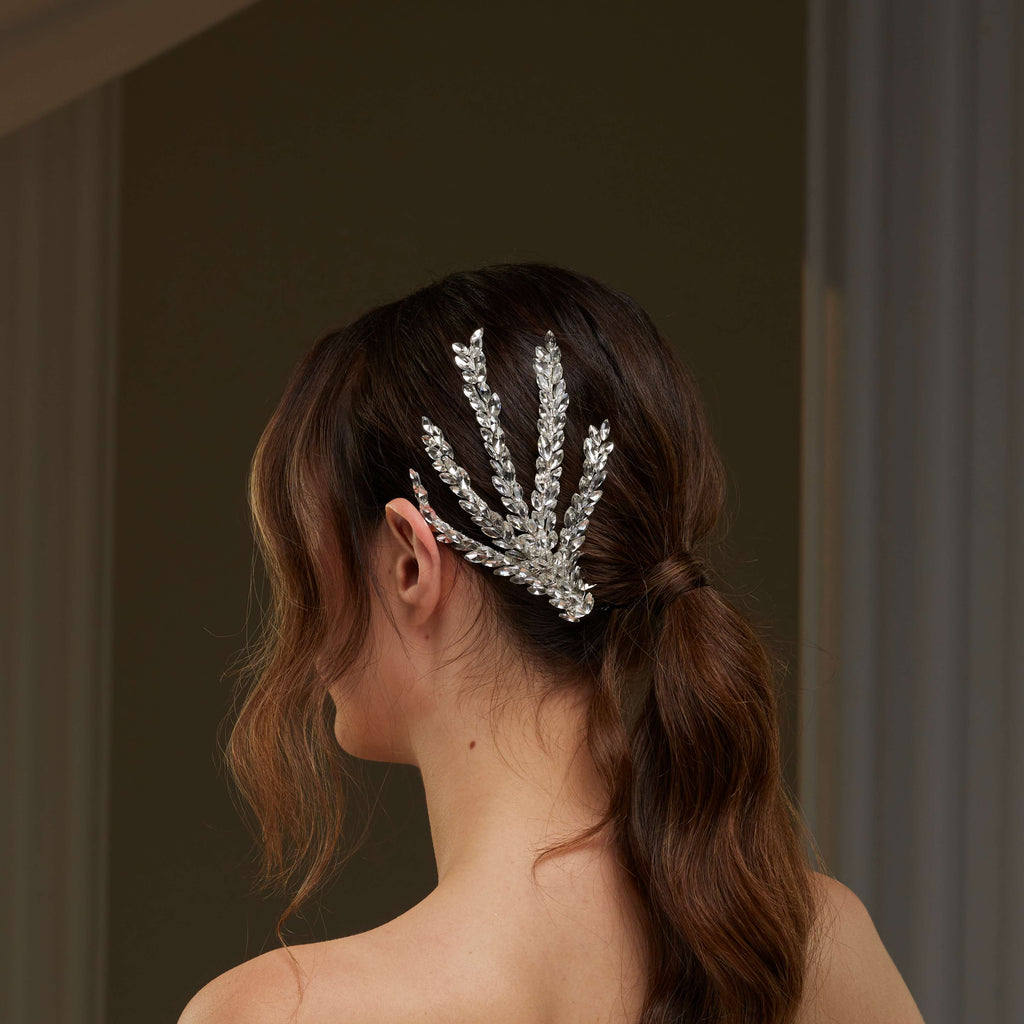 Rhinestone Hair Comb – Bridal Port, view 4
