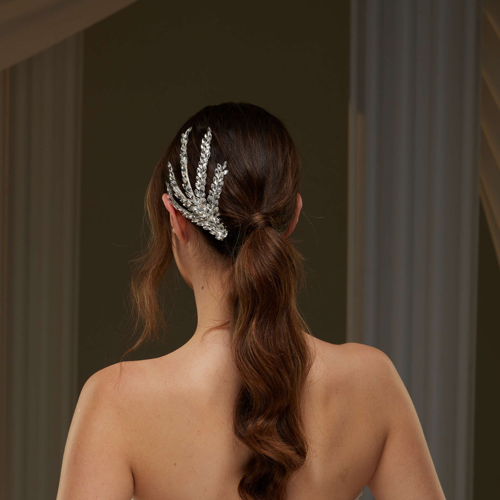 Rhinestone Hair Comb – Bridal Port, view 6