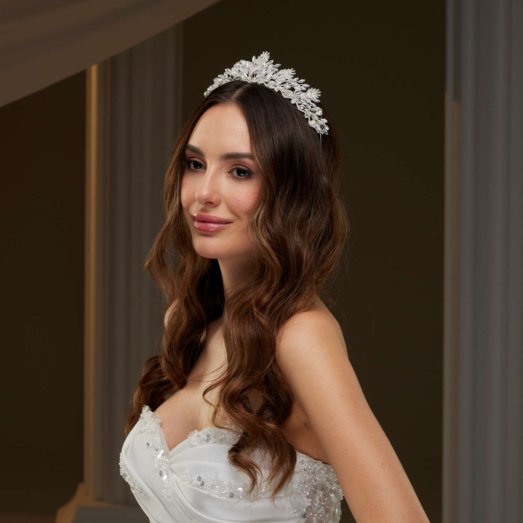 Crystal Bridal Tiara – Bridal Port, view 2