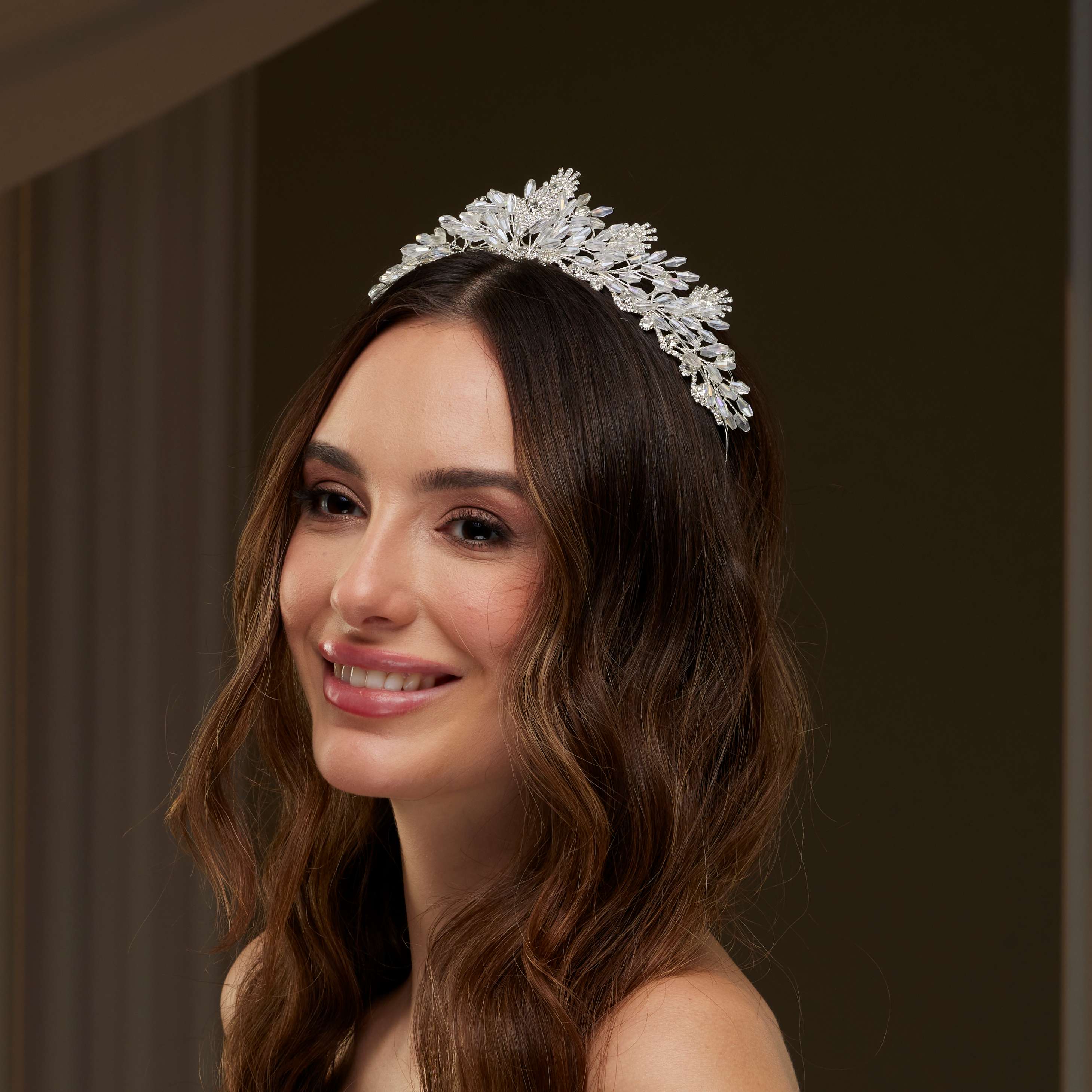Crystal Bridal Tiara – Bridal Port, view 3