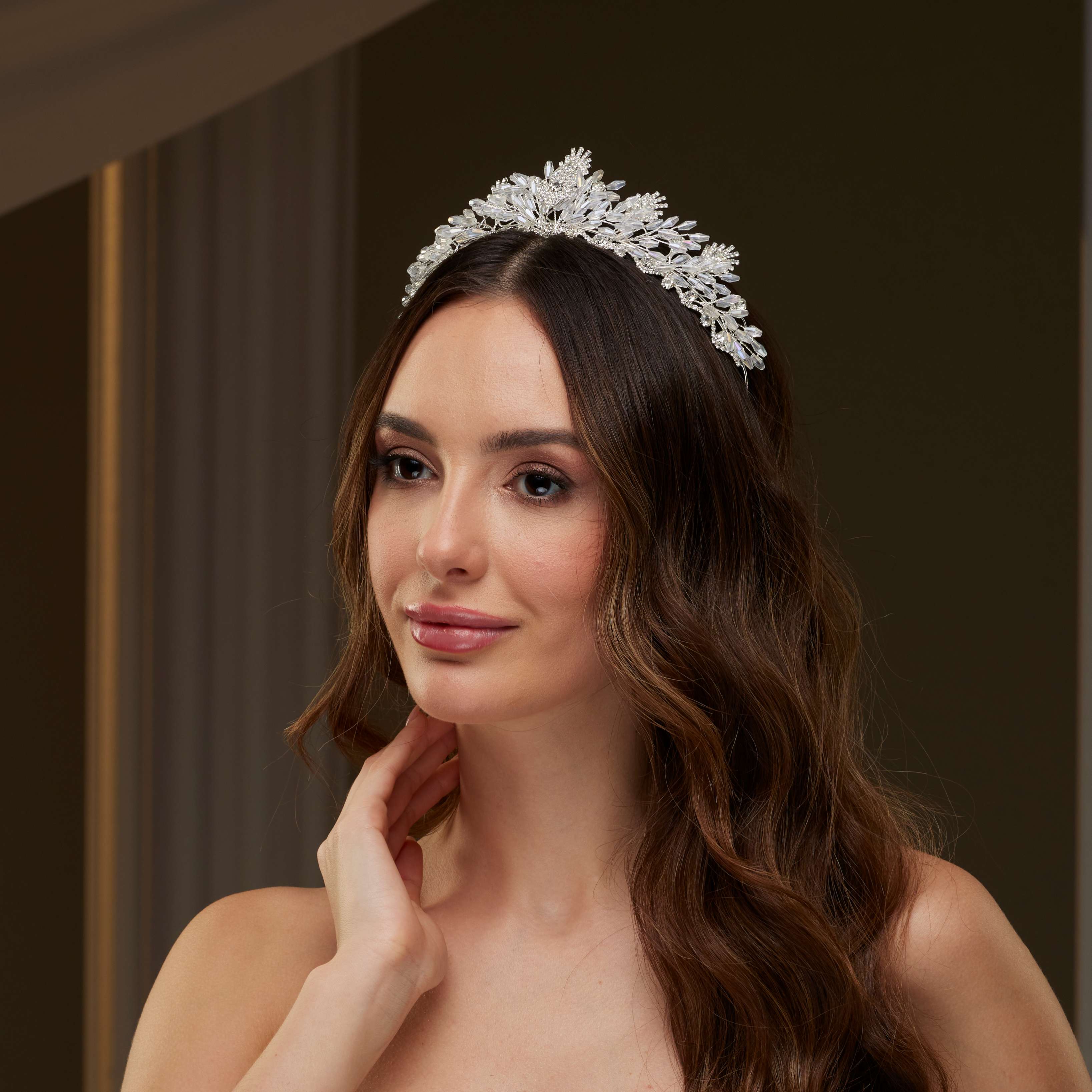 Crystal Bridal Tiara – Bridal Port, view 5