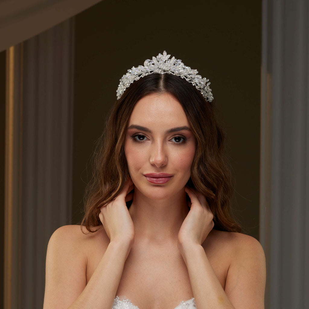 Crystal Wedding Tiara – Bridal Port, view 2