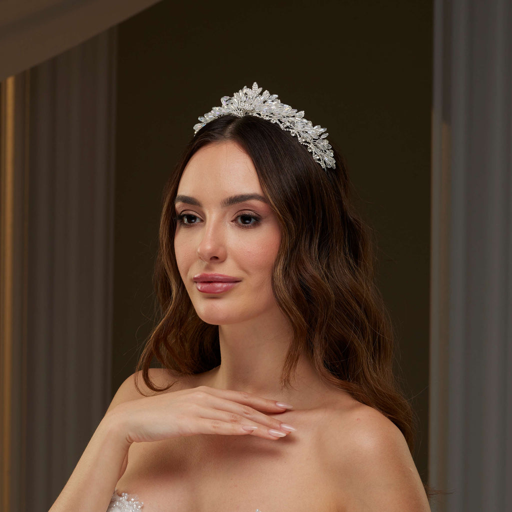 Crystal Wedding Tiara – Bridal Port, view 4