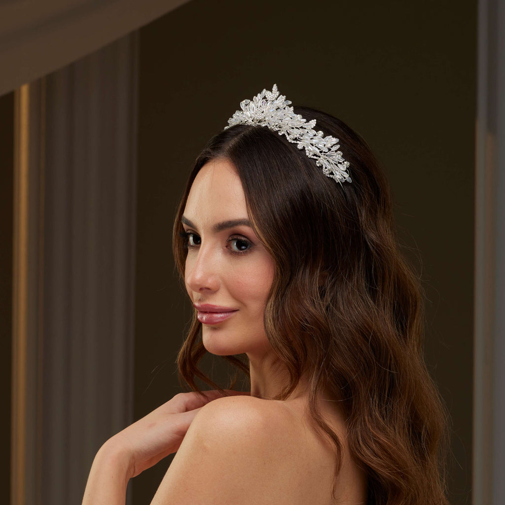 Crystal Wedding Tiara – Bridal Port, view 6