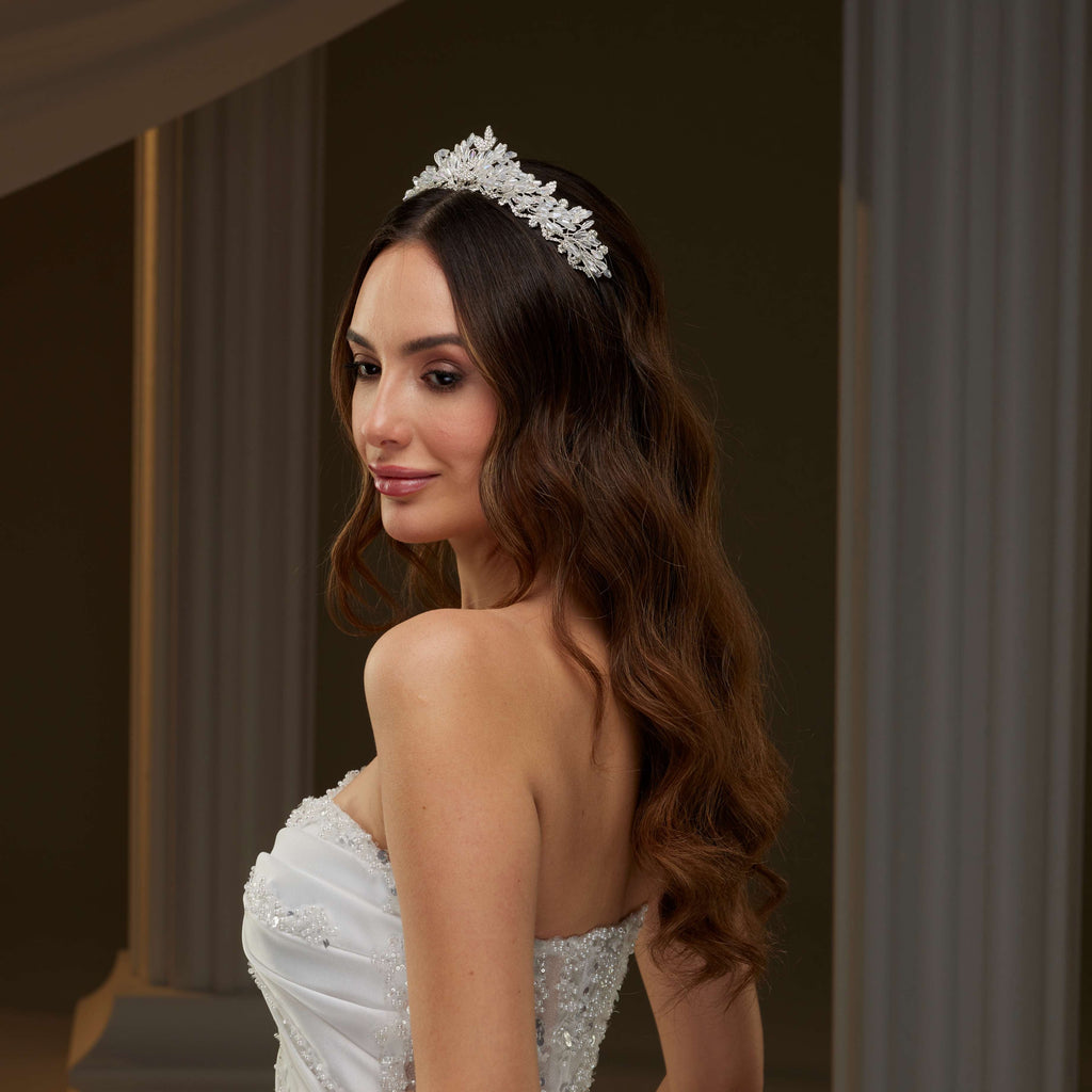 Crystal Wedding Tiara – Bridal Port, view 7