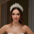 Luxury Bridal Tiara with Crystals & Pearls – Bridal Port