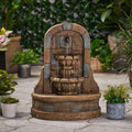 Alora 29-Inch Tall Outdoor Weather-Resistant Faux Stone Floor Fountain (SAK63421) – SAKSBY WHOLESALE