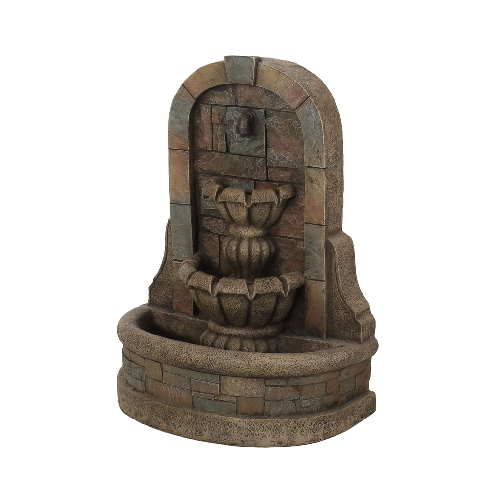 Alora 29-Inch Tall Outdoor Weather-Resistant Faux Stone Floor Fountain (SAK63421) – SAKSBY WHOLESALE, view 5