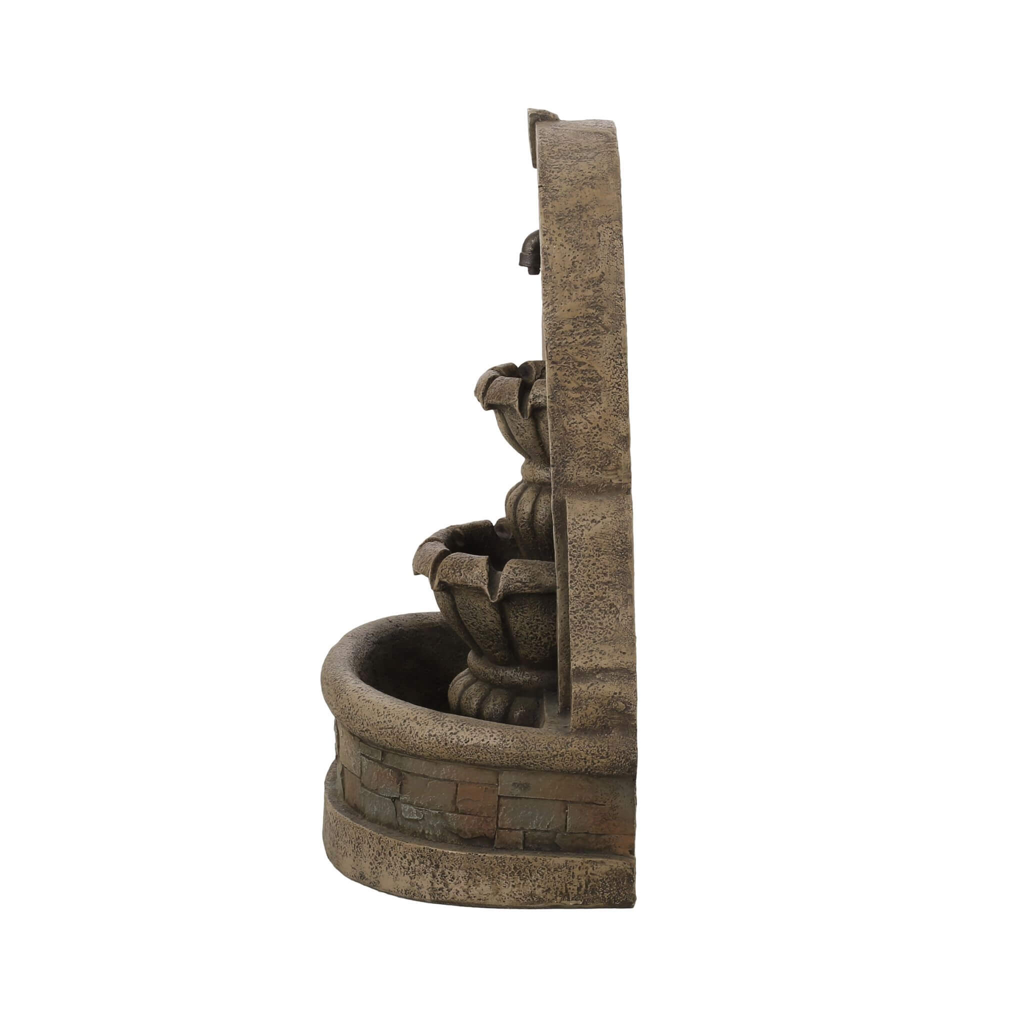 Alora 29-Inch Tall Outdoor Weather-Resistant Faux Stone Floor Fountain (SAK63421) – SAKSBY WHOLESALE, view 7