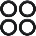 BodyCandy 0G Black Rubber O-Ring 4-Pack — main product shot