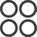 BodyCandy 1/2 Black Rubber O-Ring 4-Pack — main product shot