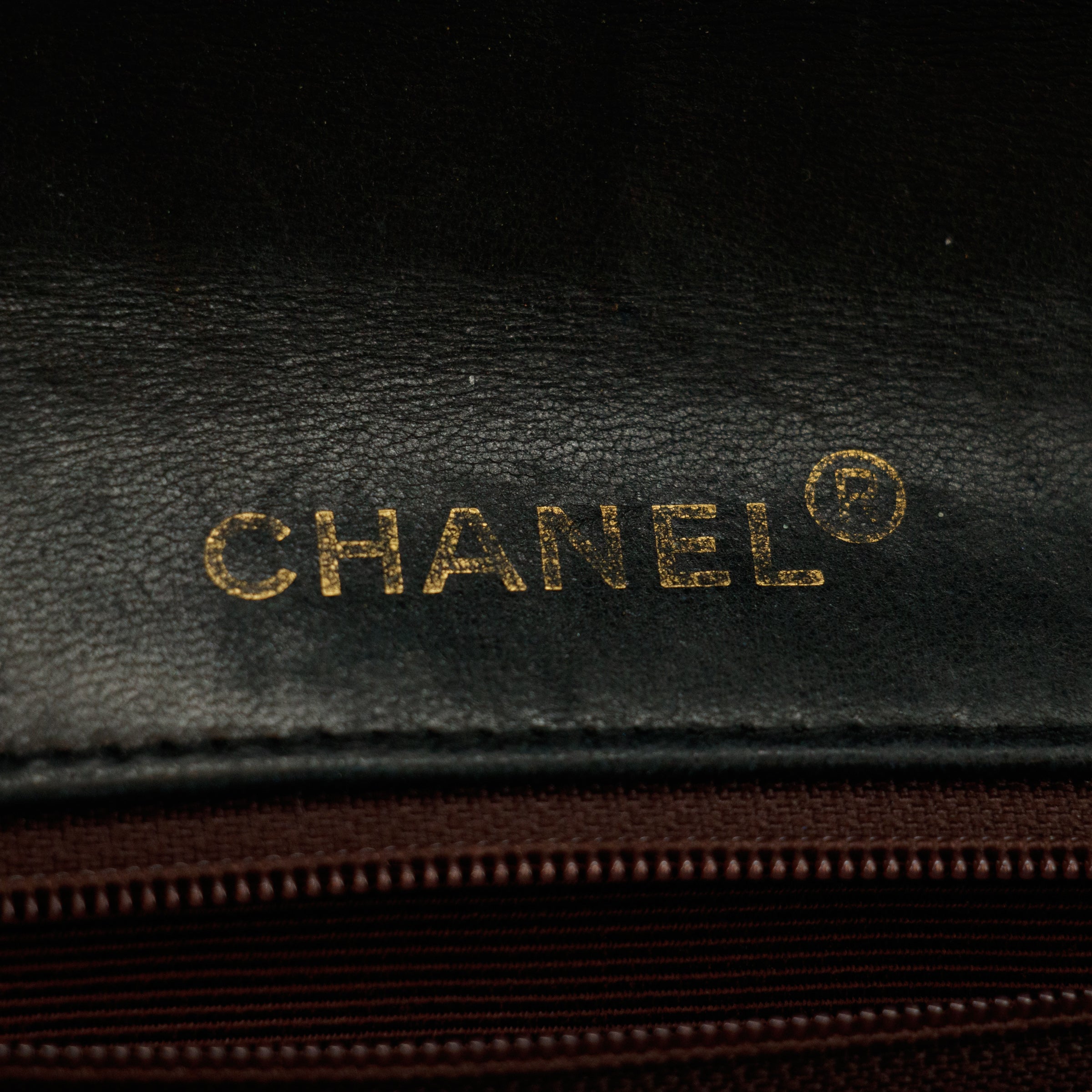 Bolt Boutique Chanel Matelasse Lambskin Black Single Flap Shoulder Bag #2958 — in-use photo