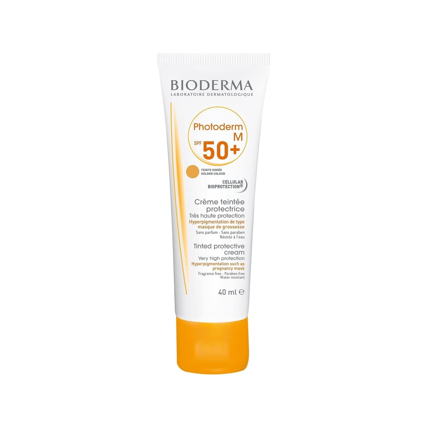 Bioderma Photoderm M SPF 50+ Sunscreen - Golden, Anti-Spot, Even Skin Tone, 40ml