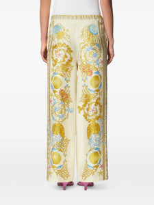Versace Underwater Barocco silk trousers | Clothing