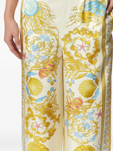 Versace Underwater Barocco silk trousers | Image 5