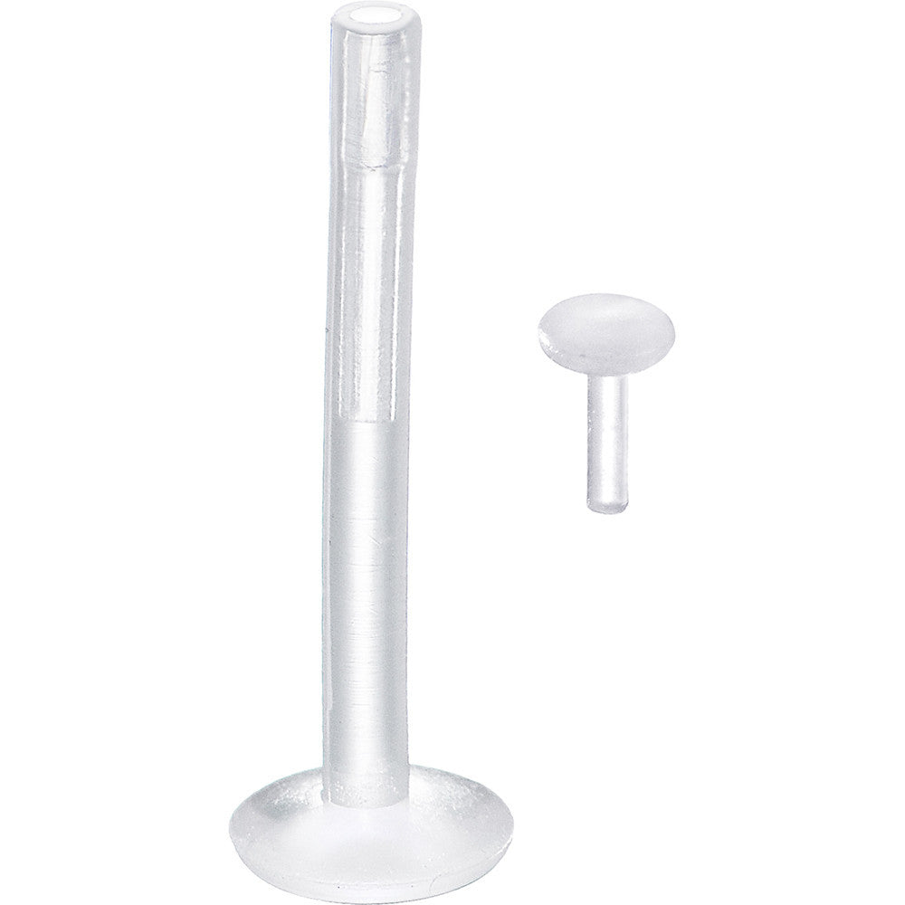 BodyCandy 14G 5/8 3mm Bioplast Push-In Top Retainer — main product shot
