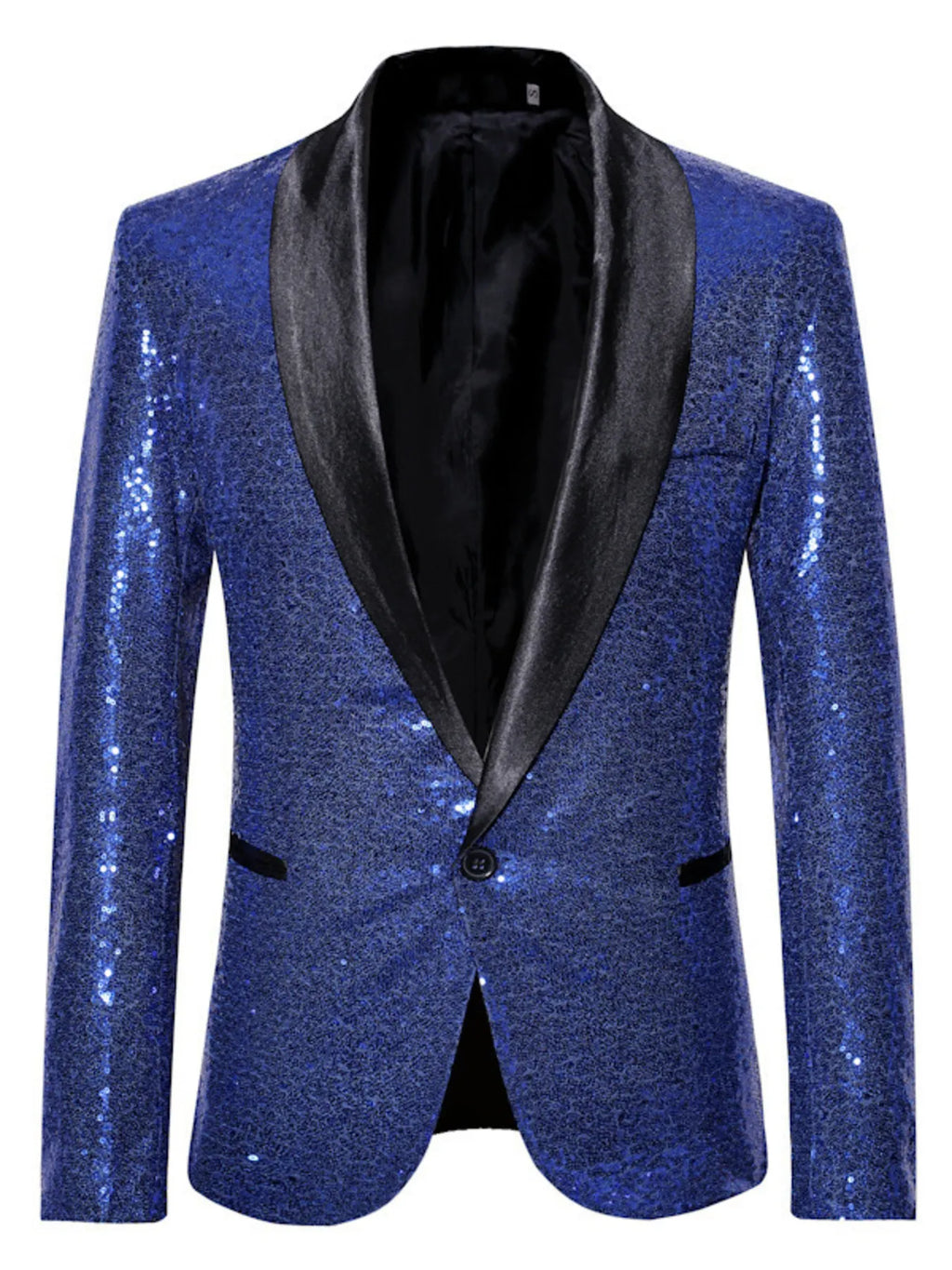 Men's Sequin Long Sleeve Blazer