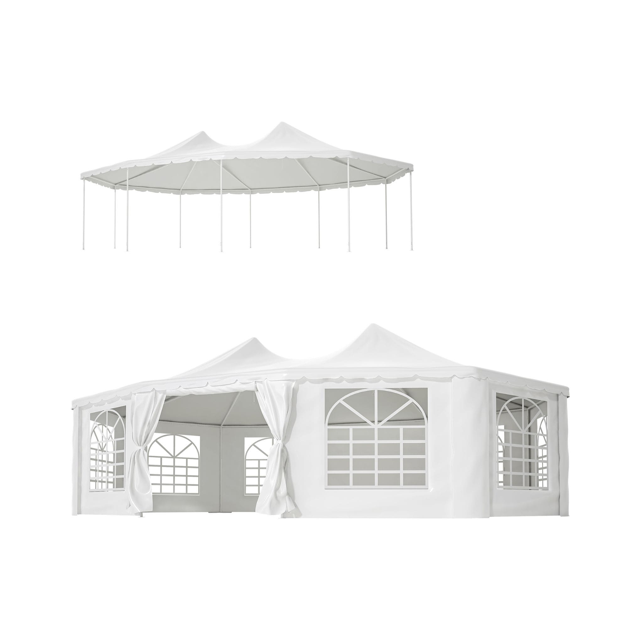 [29X21FT] Extra-Large Heavy-Duty Outdoor Waterproof Party, Wedding Tent With Steel Frame (SAK53821) – SAKSBY WHOLESALE, view 