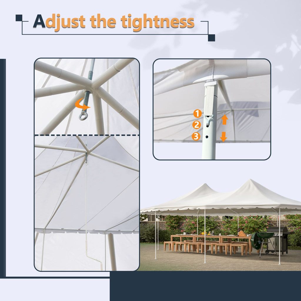 [29X21FT] Extra-Large Heavy-Duty Outdoor Waterproof Party, Wedding Tent With Steel Frame (SAK53821) – SAKSBY WHOLESALE, view 