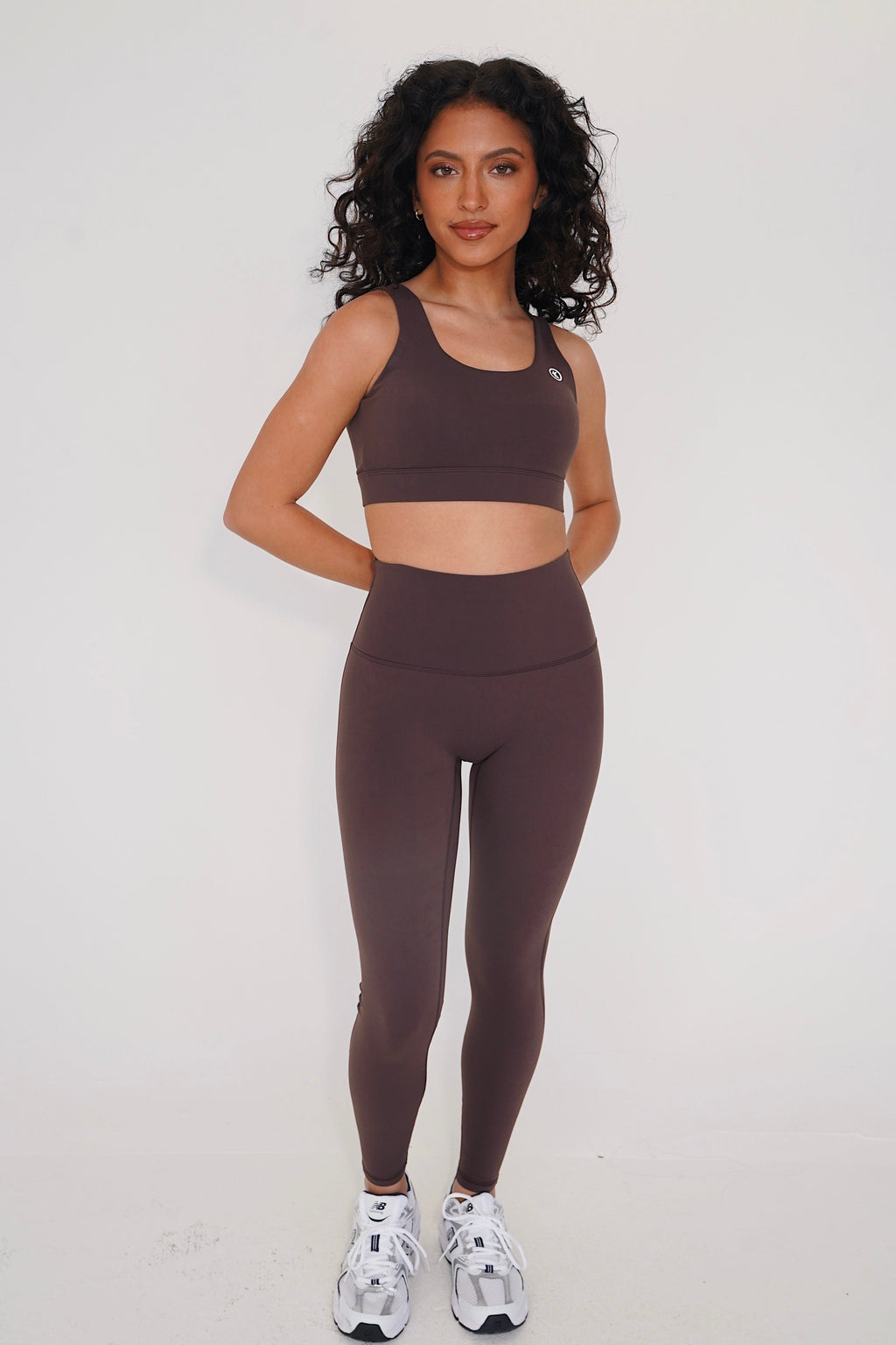 KIMITH BRAND I am Beautifully Radiant Quick Dry Coffee Yoga Legging — size reference