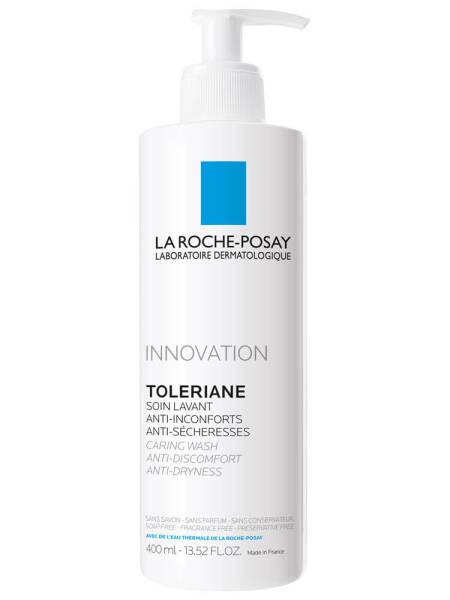 La Roche Posay Toleriane Caring Wash Cleansing Gel for Sensitive Skin - 400ml, Niacinamide & Ceramide Enriched