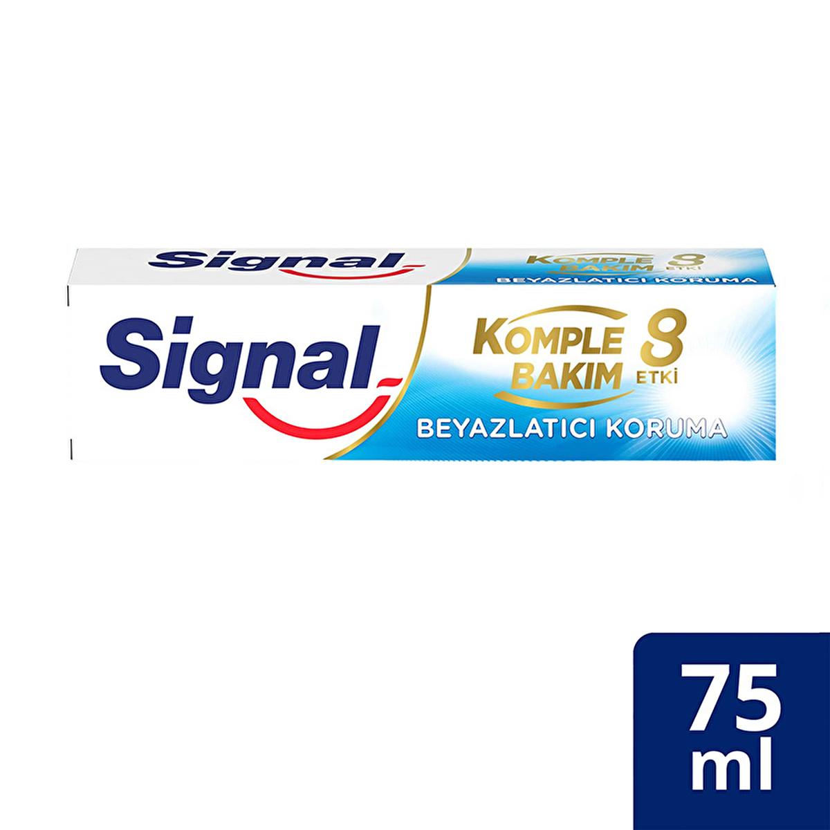 Signal Complete Care 8-Benefit Whitening Toothpaste - Family Toothpaste with 8 Oral Care Benefits