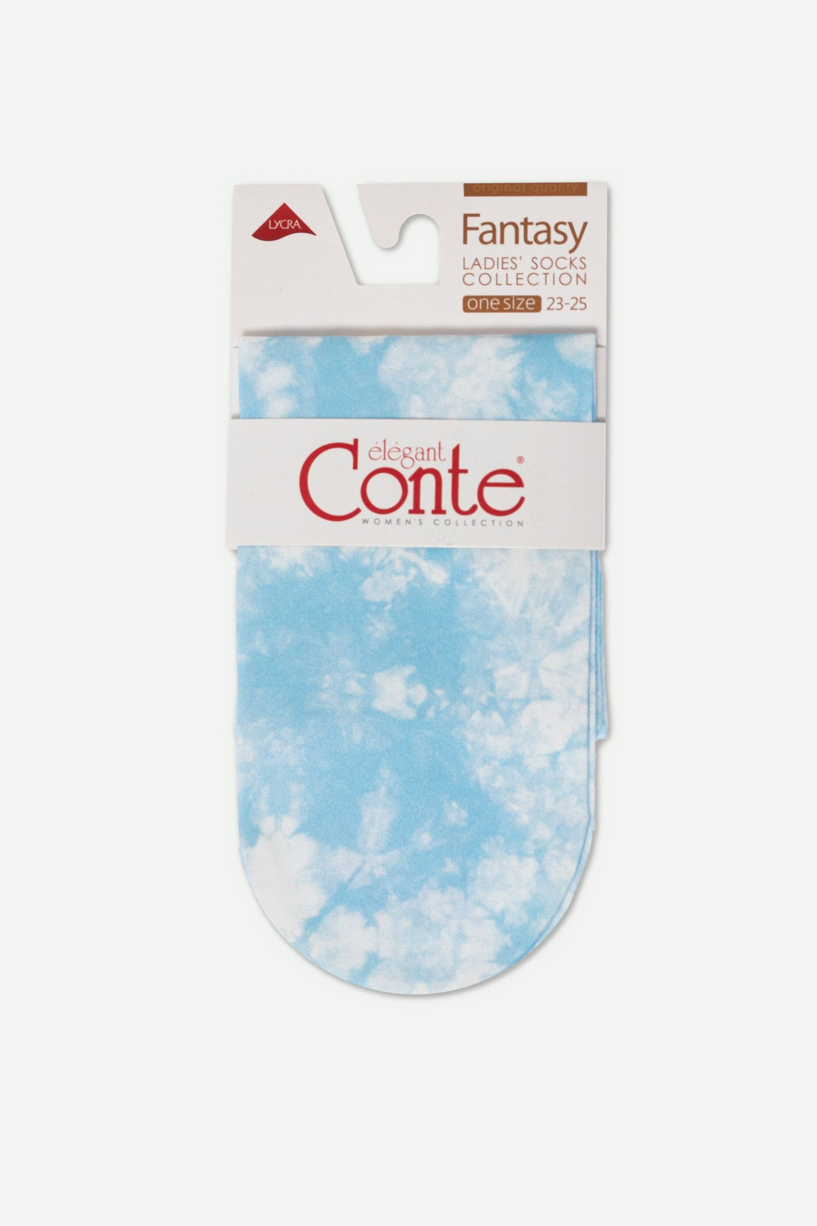 TheRanok.com Socks Conte Fantasy 902 - Blue Mood — back view