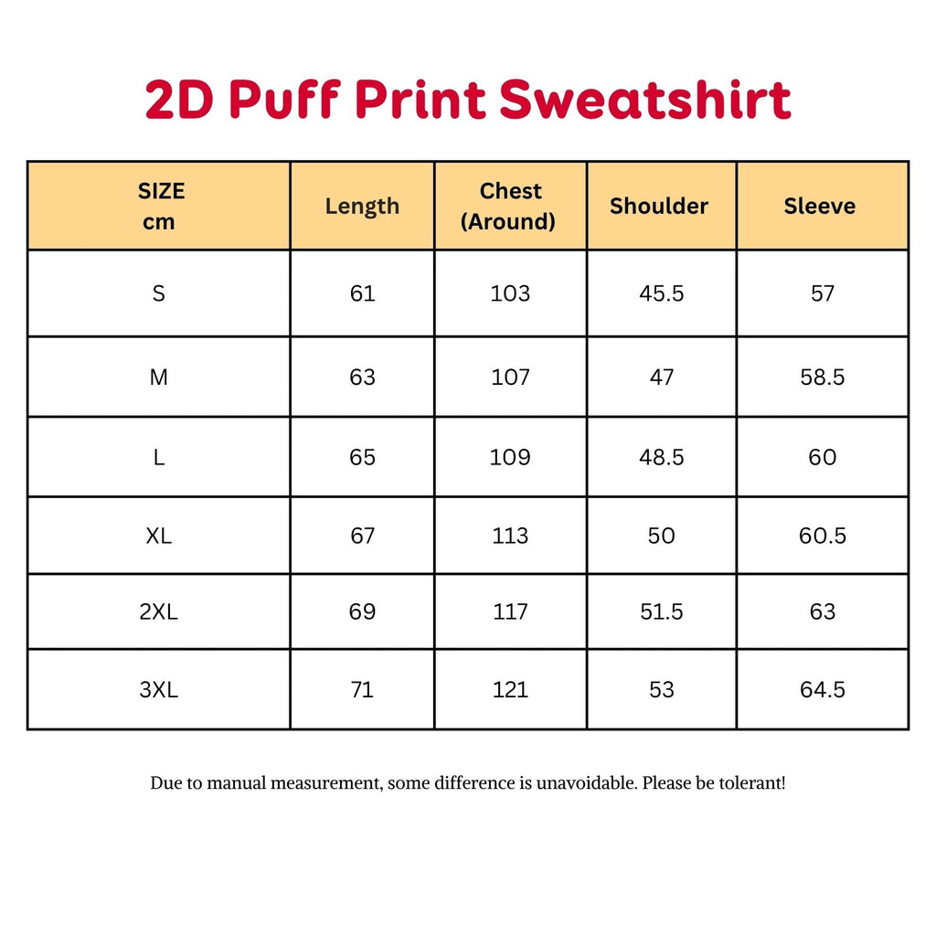Pasimax Retro Bubblegum Santa Graphic Sweatshirt – Unique Puff Print Christmas Jumper, Fun Holiday Apparel — side view