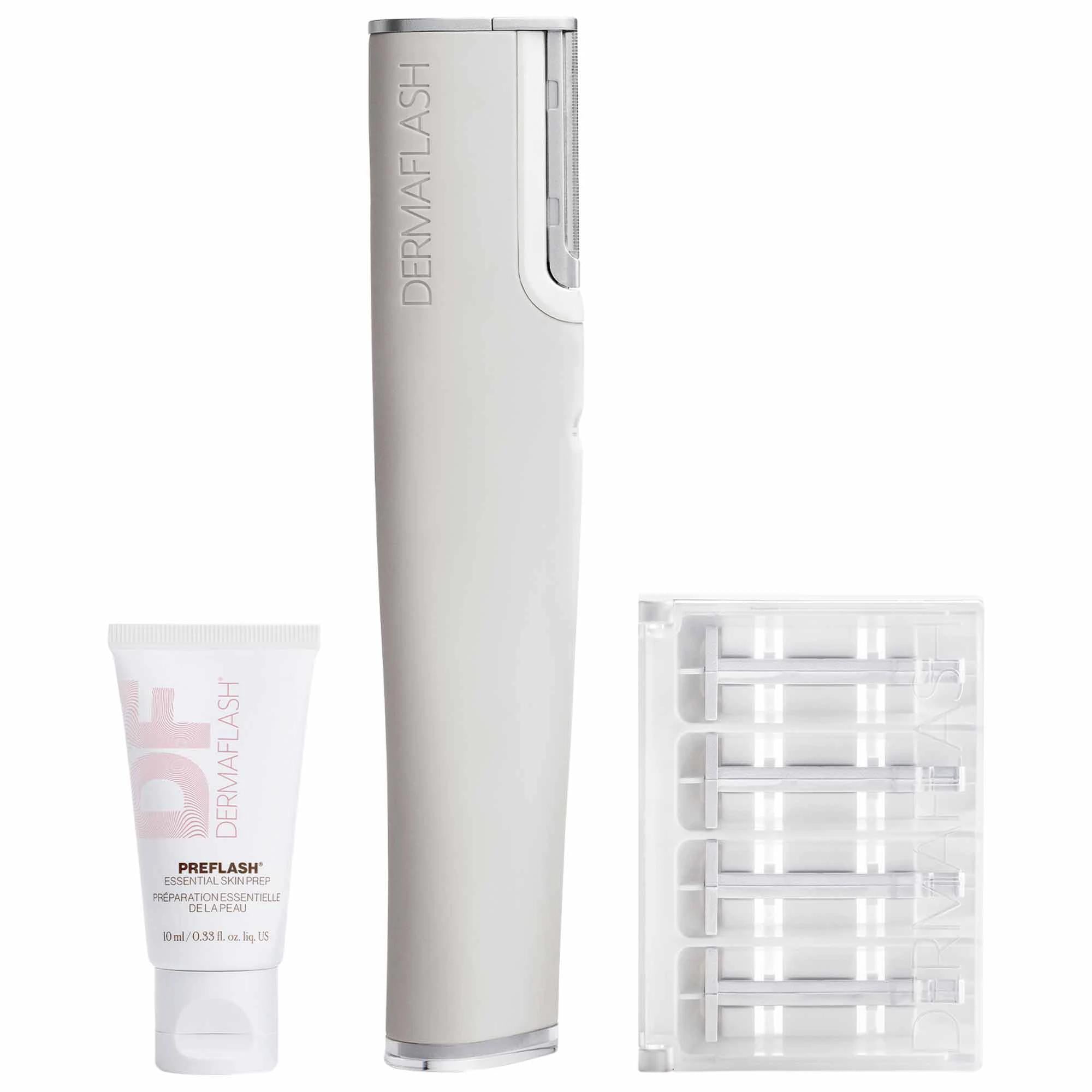 LUXE+ Advanced Sonic Dermaplaning Device - Gentle Exfoliation & Anti-Aging Skincare for Smoother, Radiant Skin