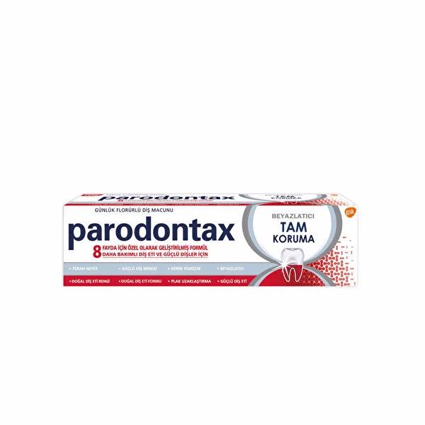 Parodontax Toothpaste - Tam Koruma 75ml - 8 Oral Health Benefits for Healthy Gums and Whiter Teeth