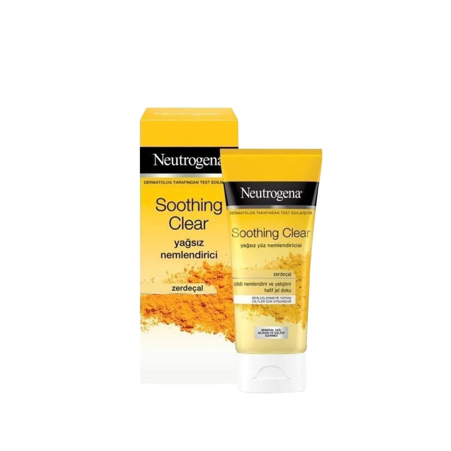 Neutrogena Oil-free Face Moisturizer - Soothing Clear Non-Greasy Hydration for Sensitive Skin