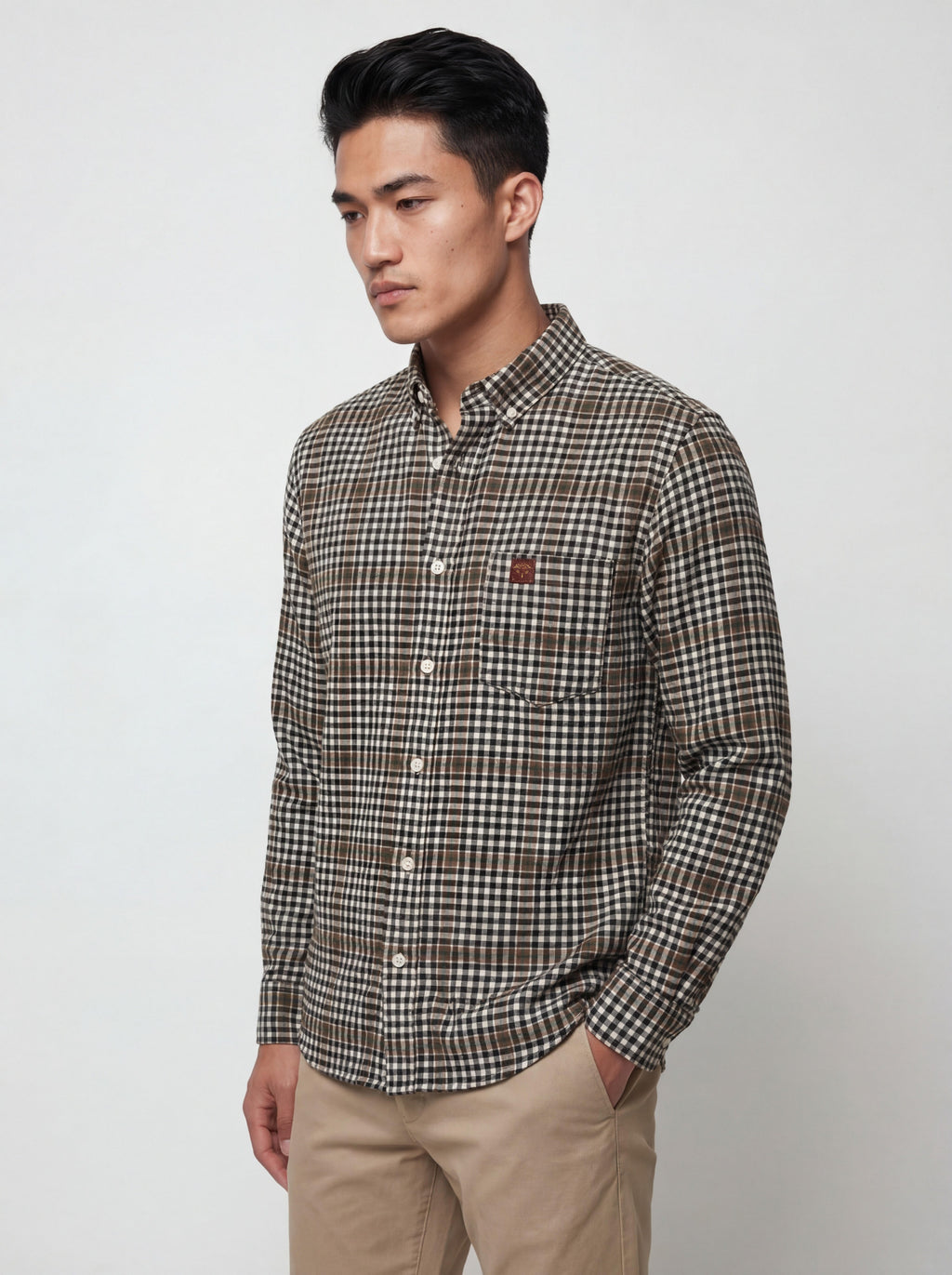 Adirondack Field Opalescent Flannel Shirt — main product shot