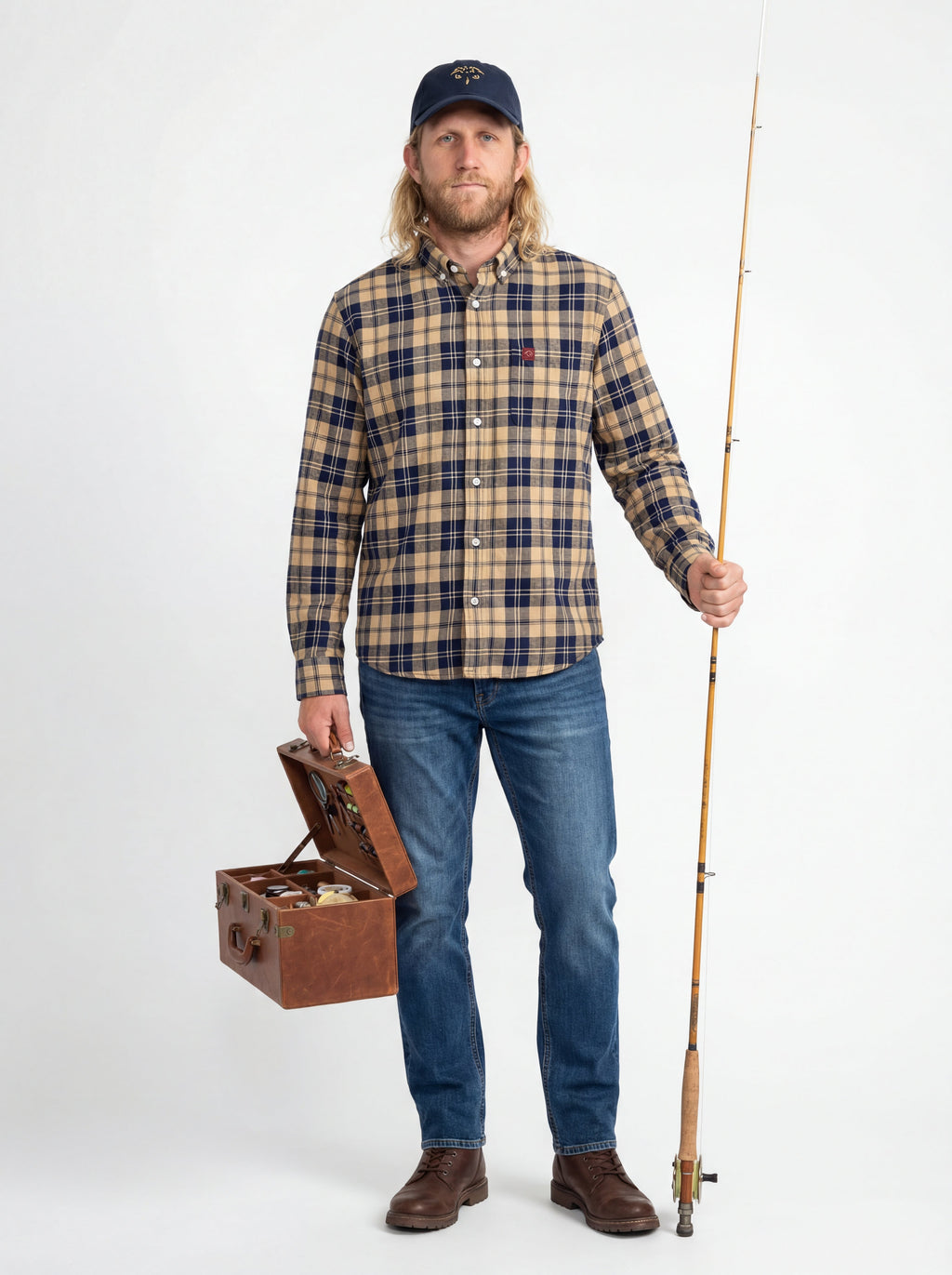 Adirondack Field Raquette Flannel Shirt — detail and construction