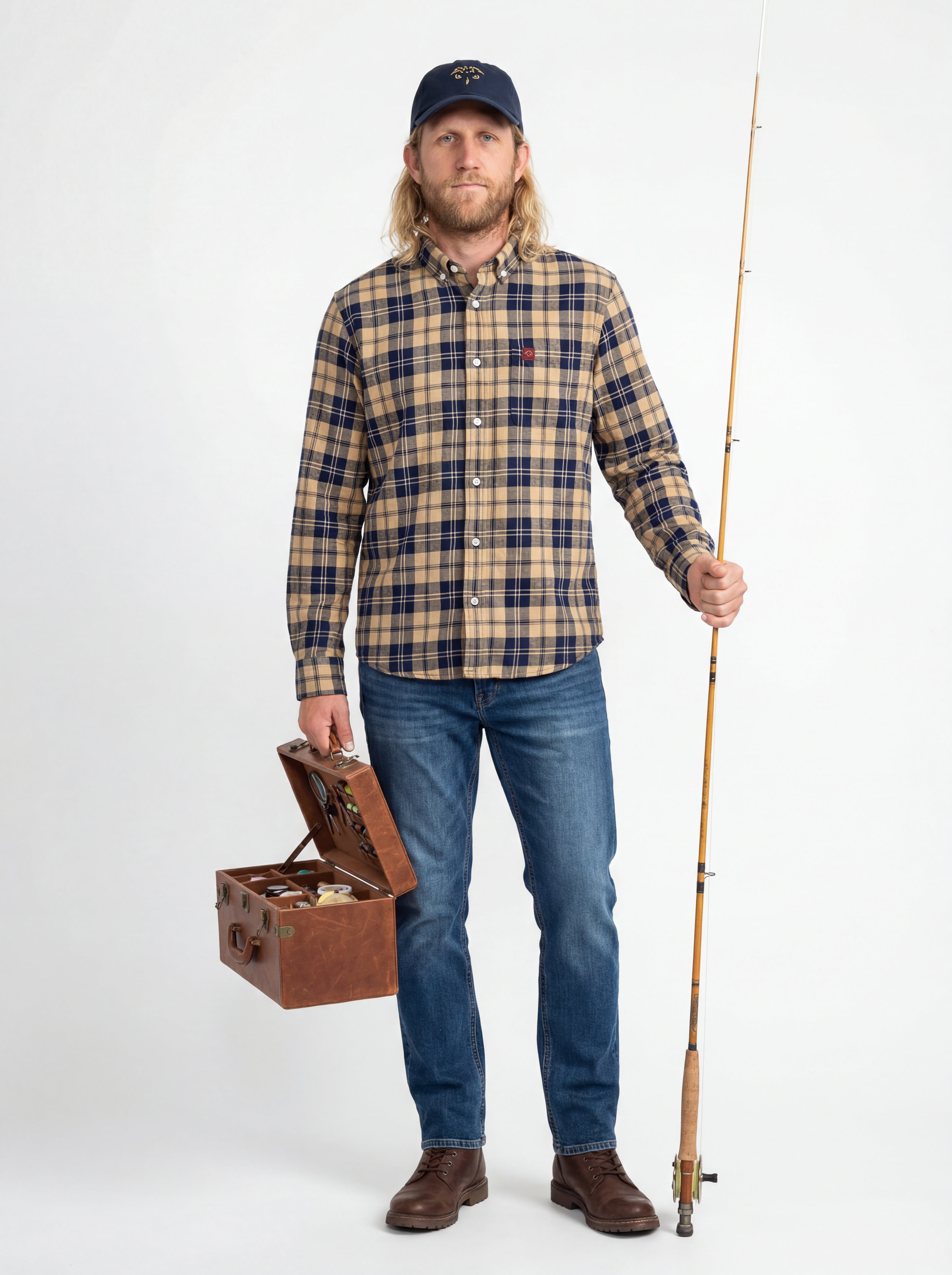 Adirondack Field Raquette Flannel Shirt — detail and construction