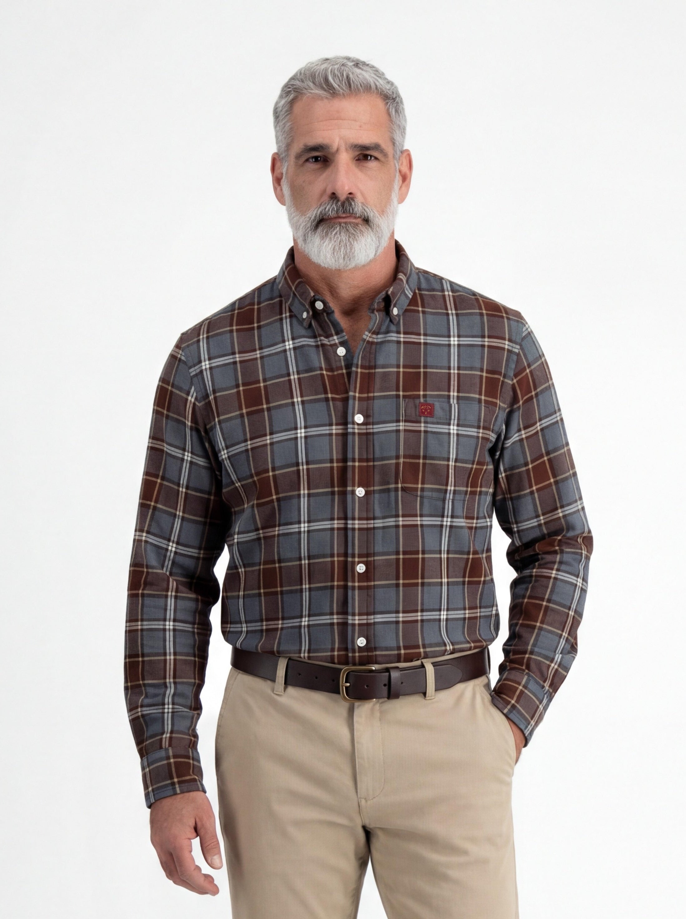 Adirondack Field Fulton Flannel Shirt — main product shot