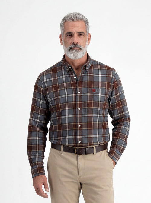 Adirondack Field Fulton Flannel Shirt — main product shot