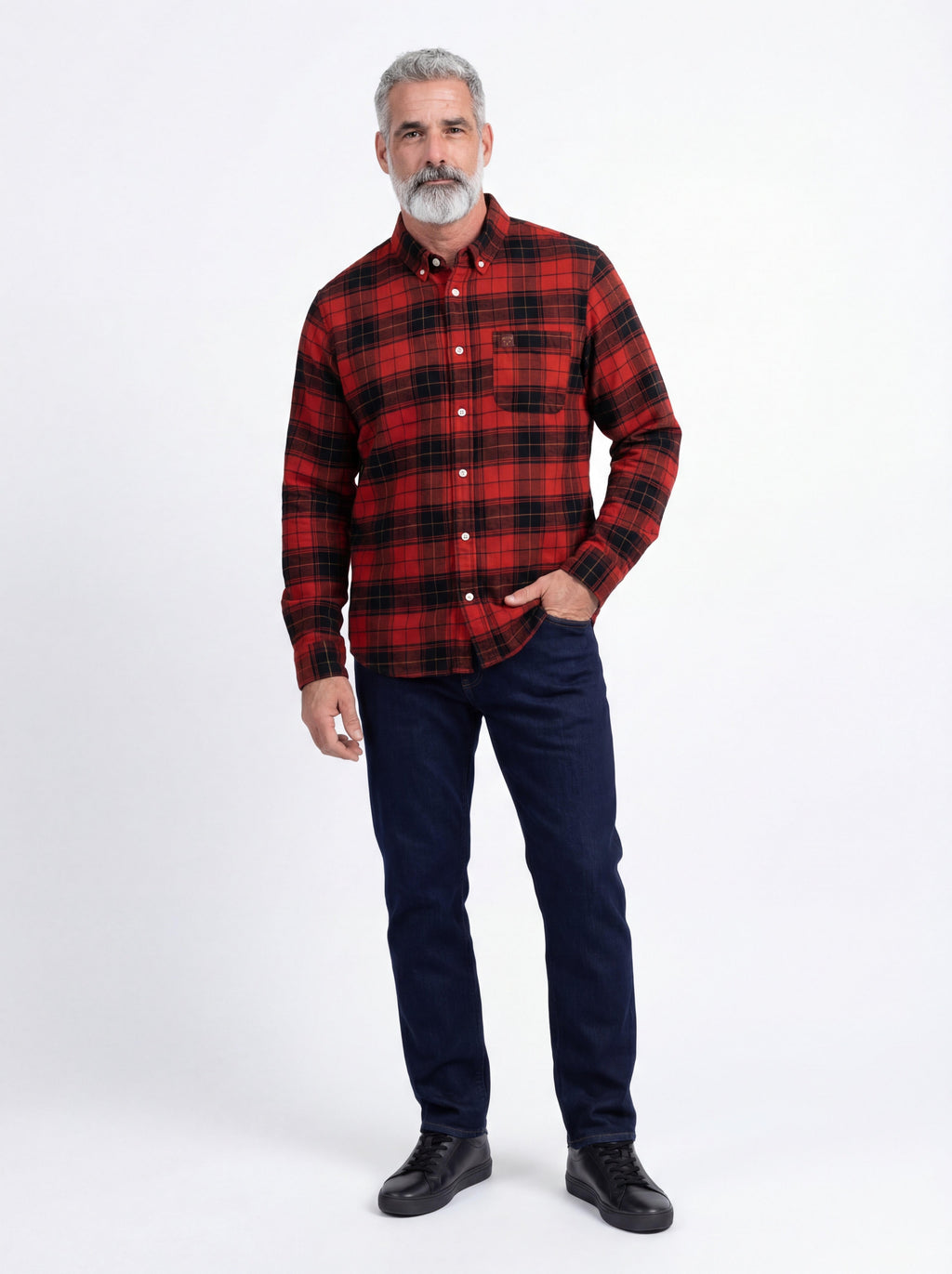 Adirondack Field Sabattis Organic Flannel Shirt — main product shot