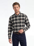 Adirondack Field Harkness Organic Flannel Shirt — main product shot