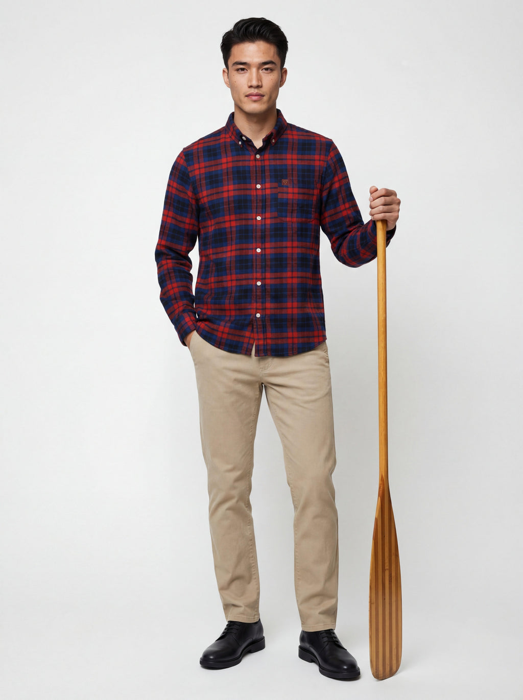 Adirondack Field Nessmuk Organic Flannel Shirt — main product shot