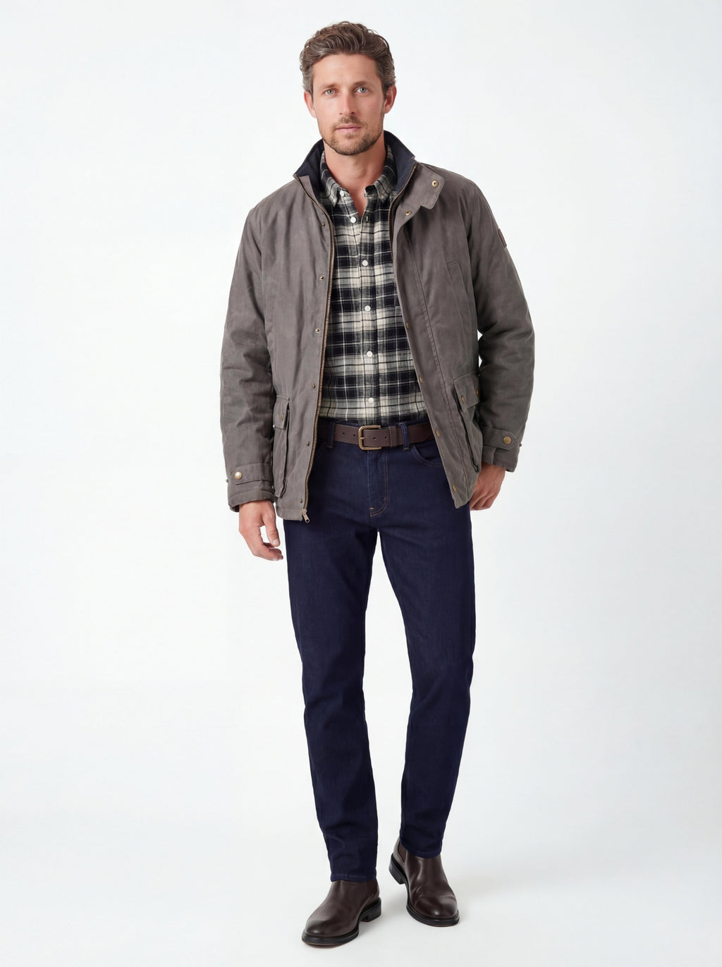 Adirondack Field Harkness Organic Flannel Shirt — detail and construction