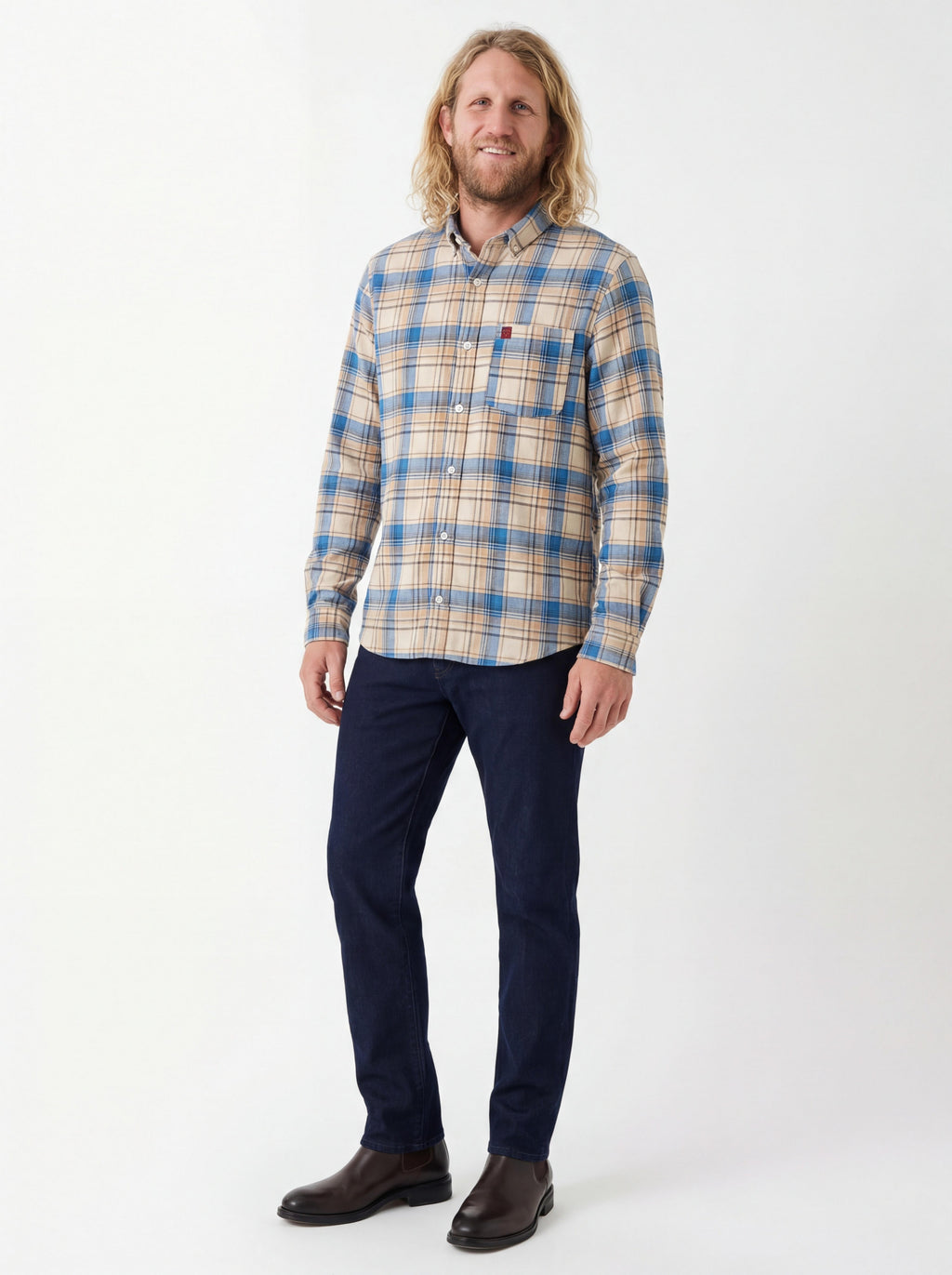 Adirondack Field Pine Knot Flannel Shirt — detail and construction