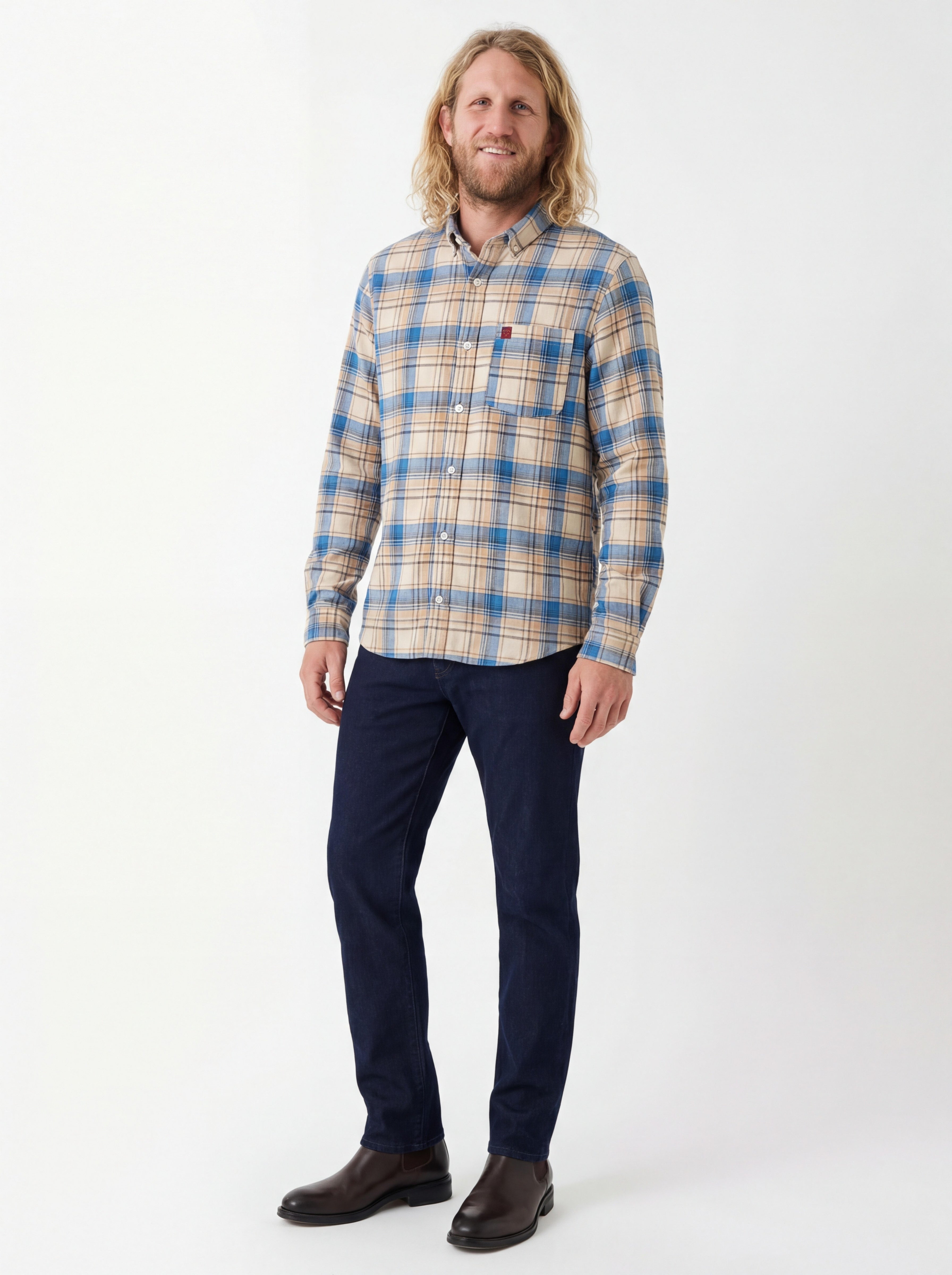 Adirondack Field Pine Knot Flannel Shirt — detail and construction