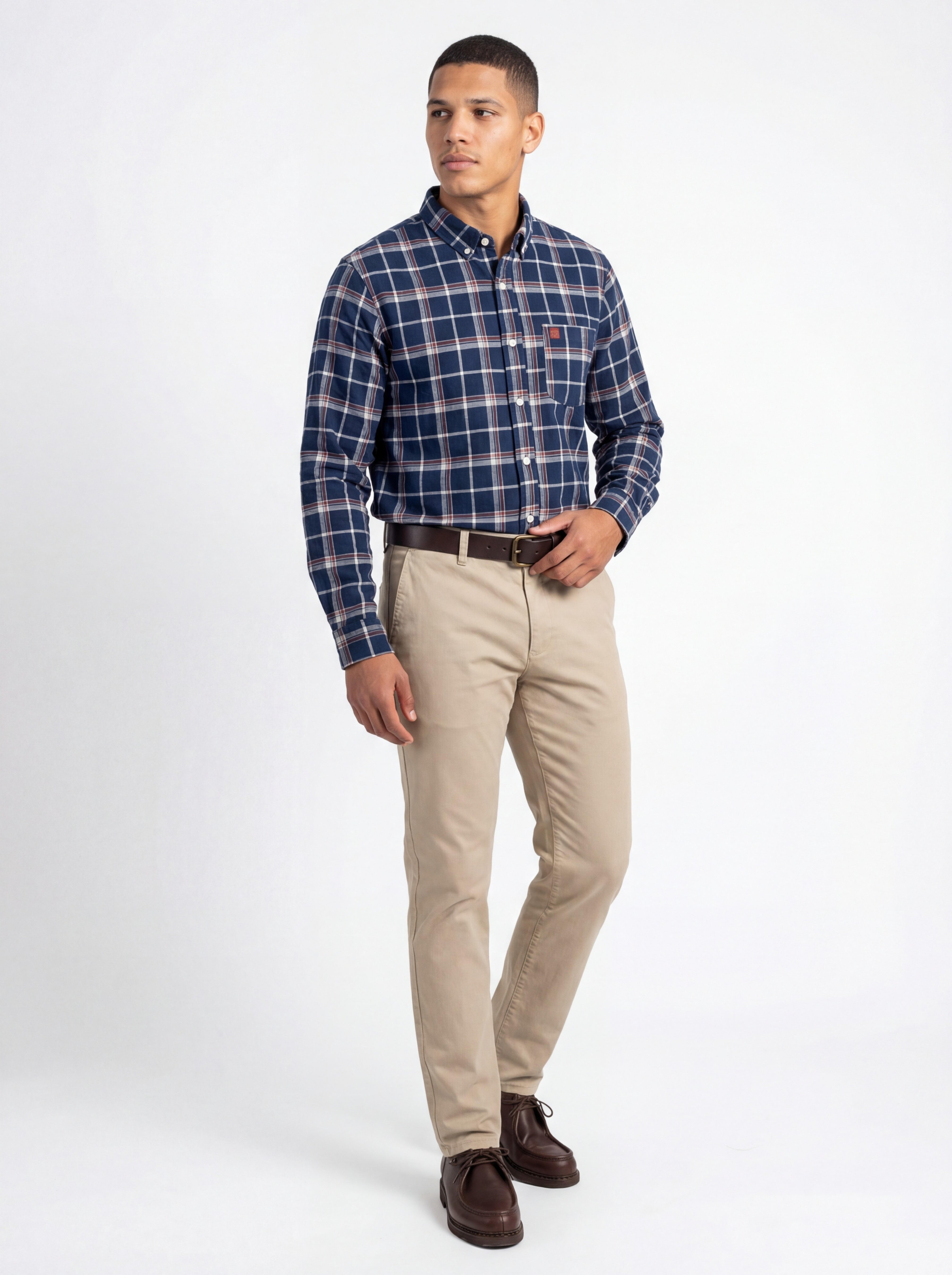 Adirondack Field Sairy Gamp Flannel Shirt — detail and construction